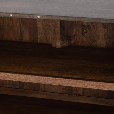 Four Hands Kelby Sideboard - Carved Vintage Brown