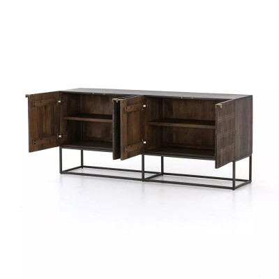 Four Hands Kelby Sideboard - Carved Vintage Brown