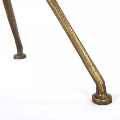 Four Hands Schmidt Accent Table - Raw Brass