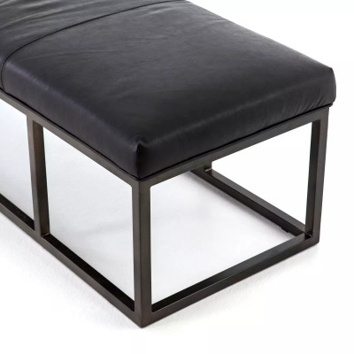 Four Hands Beaumont Bench - Rider Black