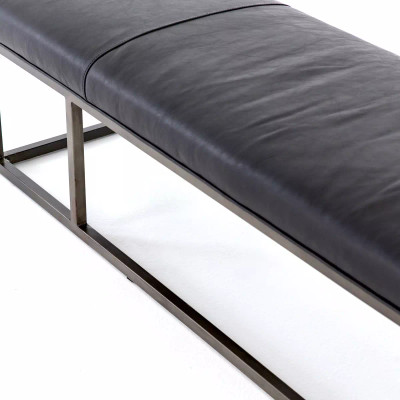 Four Hands Beaumont Bench - Rider Black