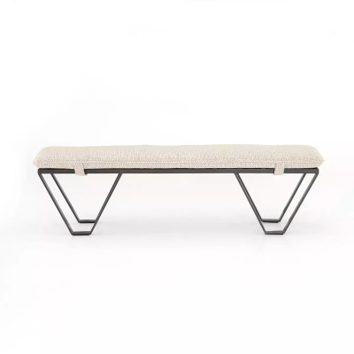 Four Hands Darrow Bench - Perin Oatmeal