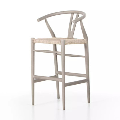 Four Hands Muestra Bar Stool - Weathered Grey (Closeout)