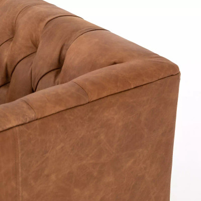 Four Hands Williams Leather Chair - Natural Washed Camel