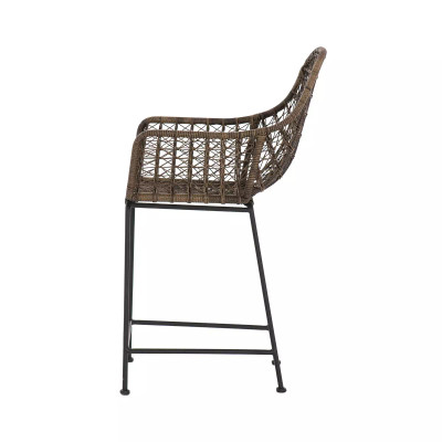 Four Hands Bandera Outdoor Counter Stool - Distressed Grey