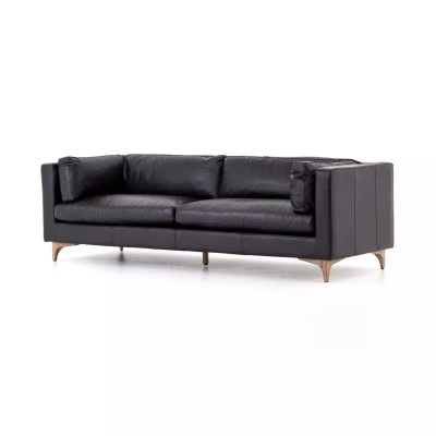 Four Hands Beckwith Sofa - Rider Black