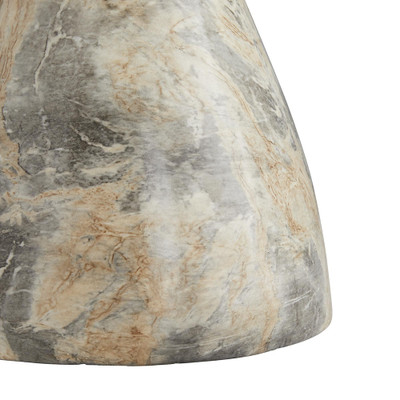 Arteriors Serafina Large Accent Table - Sahara Faux Marble