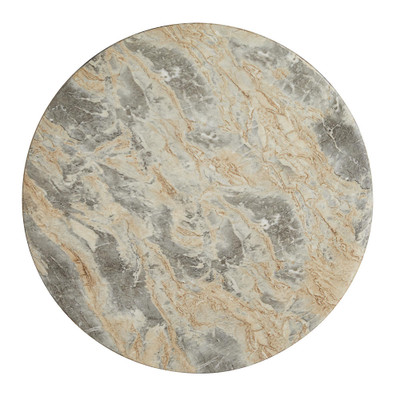 Arteriors Serafina Large Accent Table - Sahara Faux Marble