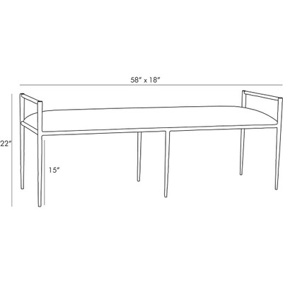 Arteriors Barbana Bench