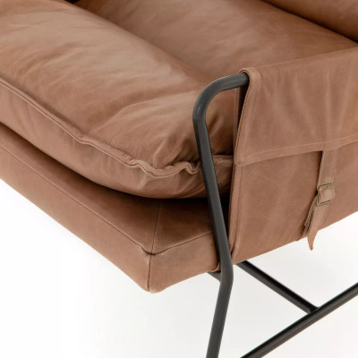 Four Hands Taryn Chair - Chaps Saddle