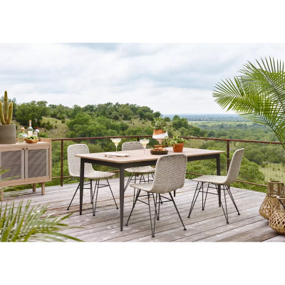 Four Hands Dema Outdoor Dining Chair - Natural Rope