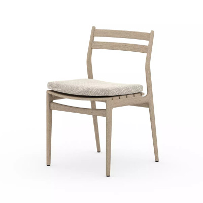 Four Hands Atherton Outdoor Dining Chair - Washed Brown - Faye Sand