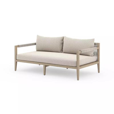Four Hands Sherwood Outdoor Sofa, Washed Brown - 63" - Faye Sand (Closeout)