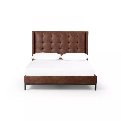 Four Hands Newhall Bed - 55" - King - Vintage Tobacco