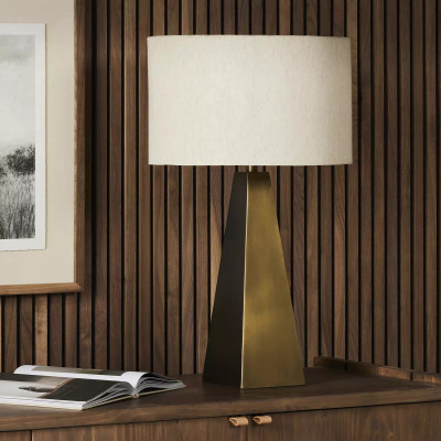 Four Hands Leander Table Lamp - Brass
