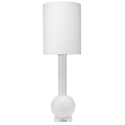Jamie Young Studio Table Lamp - White Blown Glass