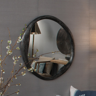 Jamie Young Organic Round Mirror
