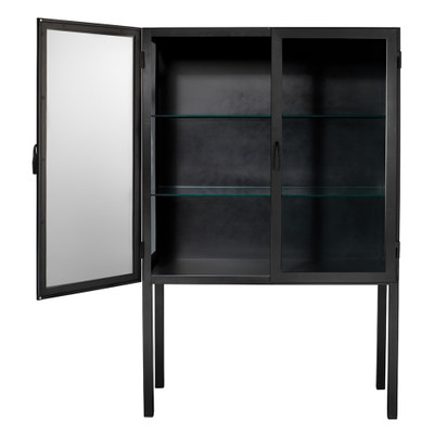 Jamie Young Chauncey Wide Curio Bar Cabinet