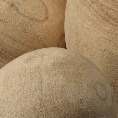 Jamie Young Malibu Wood Bal- Set of 3