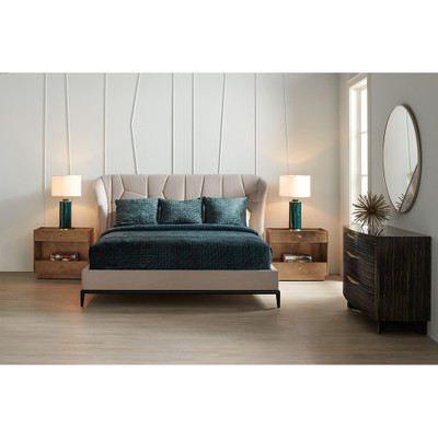 Caracole Vector Upholstered King Bed (Liquidation)