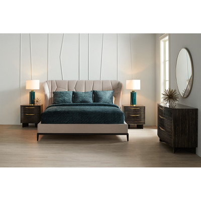 Caracole Vector Upholstered Queen Bed (Liquidation)