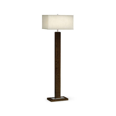 Jonathan Charles Belgravia Black Eucalyptus Rectangular Floor Lamp