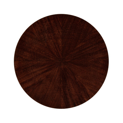 Jonathan Charles Belgravia Round Black Eucalyptus Side Table