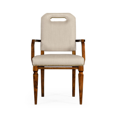 Jonathan Charles Camden Contemporary Camden Dining Armchair, Upholstered In Mazo