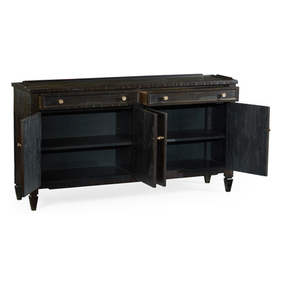 Jonathan Charles Casually Country 34" Four-Door Dark Ale Sideboard