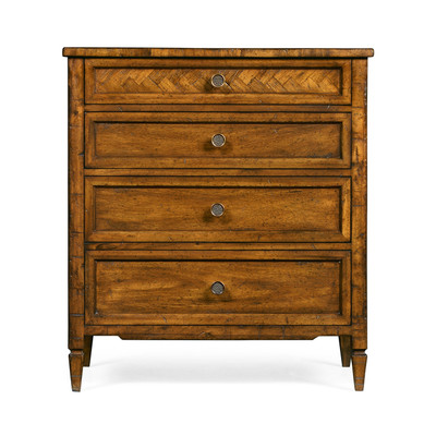 Jonathan Charles Casually Country Small Chest Of Drawers In Country Walnut