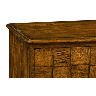 Jonathan Charles Casually Country Country Walnut Small Chest Of Drawers