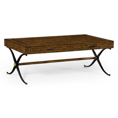 Jonathan Charles Anvil Hammered Iron Coffee Table