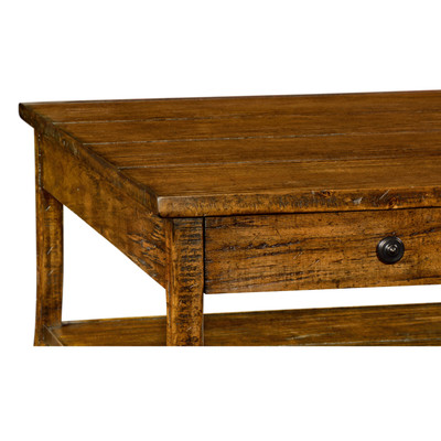 Jonathan Charles Casually Country Square Coffee Table In Country Walnut