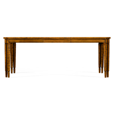 Jonathan Charles Casually Country Rectangular Dining Table In Country Walnut