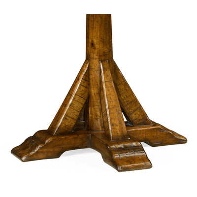 Jonathan Charles Casually Country Country Walnut Square Side Table