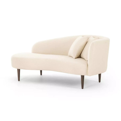 Four Hands Luna Chaise - Right Arm Facing - Capri Oatmeal