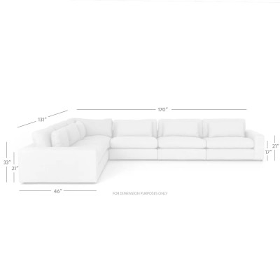 Four Hands Bloor 6 - Piece Sectional - Essence Natural