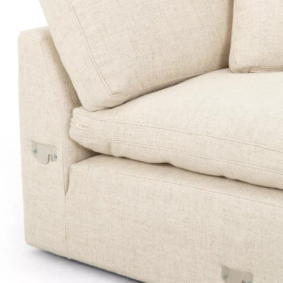 Four Hands Plume 2 - Piece Sectional - Right Chaise - Thames Cream - 106"