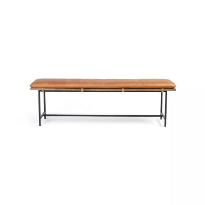 Four Hands Gabine Accent Bench - Brandy