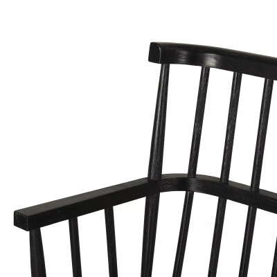 Four Hands Aspen Bench - Matte Black