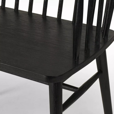 Four Hands Aspen Bench - Matte Black