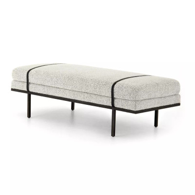 Four Hands Harris Accent Bench - Knoll Domino