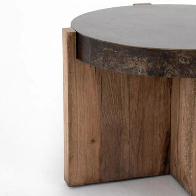 Four Hands Bingham End Table - Distressed Iron