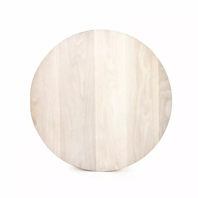Four Hands Hudson Round End Table - Ashen Walnut