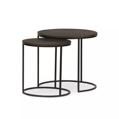 Four Hands Lavastone Nesting Tables