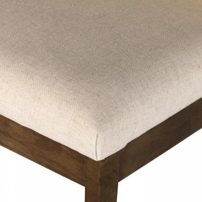 Four Hands Antonia Cane Armless Dining Chair - Toasted Parawood - Savile Flax