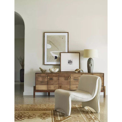Four Hands Reza Media Console - Smoked Honey