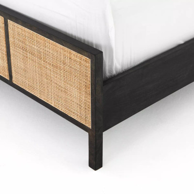 Four Hands Sydney Bed - Queen - Black Wash