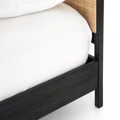 Four Hands Sydney Bed - King - Black Wash