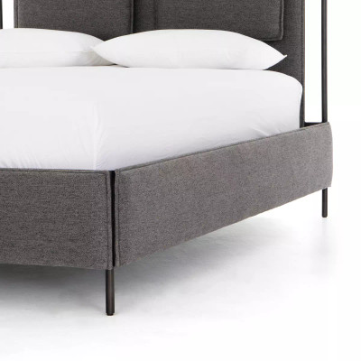 Four Hands Leigh Upholstered Bed - King - San Remo Ash